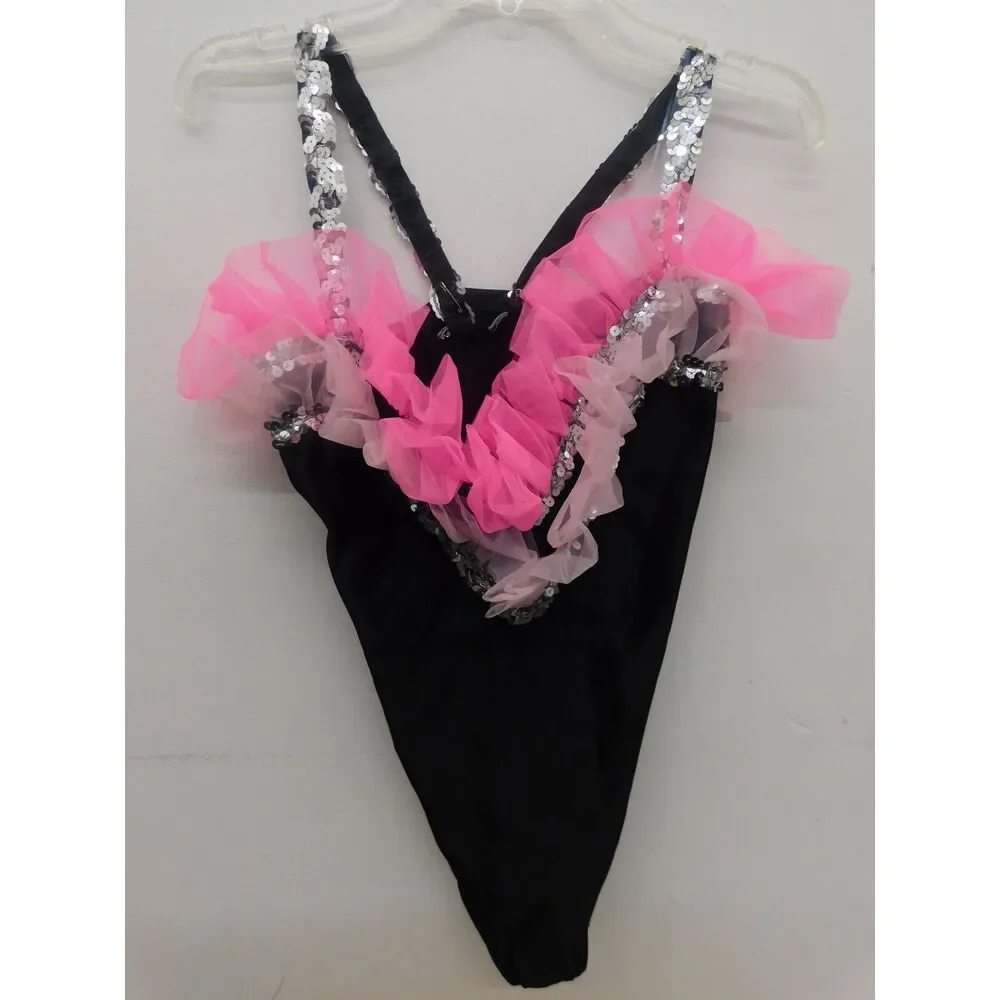 Pre-Owned Dance Costume Unbranded  Large Child Pink Jazz